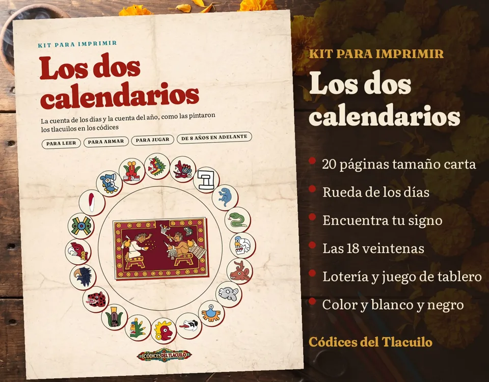 Portada del kit Los dos calendarios